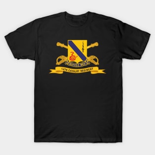 14th Cavalry Regiment w Br - Ribbon T-Shirt